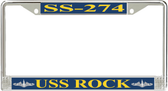 USS Rock SS-274 License Plate Frame