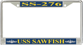 USS Sawfish SS-276 License Plate Frame