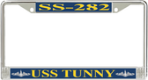 USS Tunny SS-282 License Plate Frame