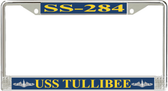 USS Tullibee SS-284 License Plate Frame