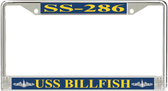 USS Billfish SS-286 License Plate Frame