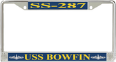 USS Bowfin SS-287 License Plate Frame