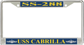USS Cabrilla SS-288 License Plate Frame