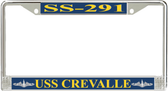 USS Crevalle SS-291 License Plate Frame