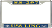 USS Ling SS-297 License Plate Frame