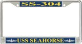 USS Seahorse SS-304 License Plate Frame