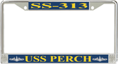 USS Perch SS-313 License Plate Frame