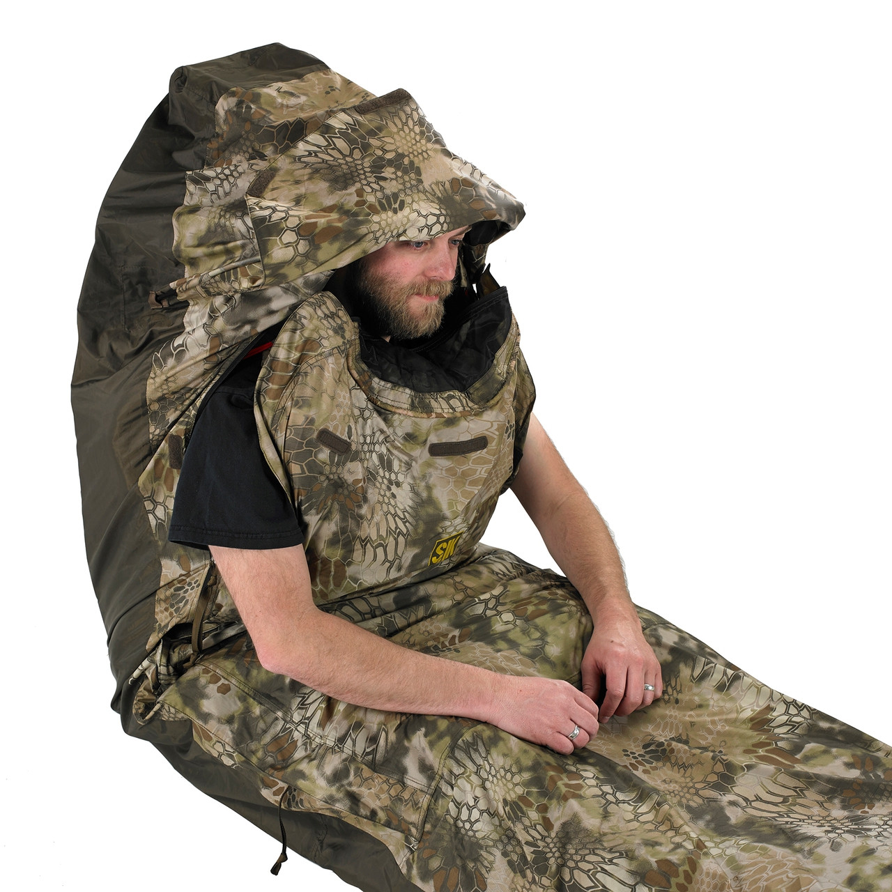 Slumberjack contour écran Bivouac en résille noire