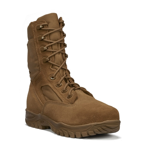 coyote tan steel toe boots