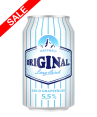 Hartwall Original Light 330ml cans (case of 24)
