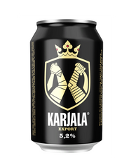 Karjala Beer 5.2% 330ml cans (case of 24)