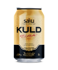 Saku Kuld Beer 5.2% 330ml cans (case of 24)