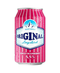 Hartwall Gin & Cranberry 330ml cans (case of 24)