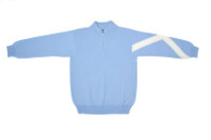 Ladies Saltire Zip-Neck Sweater