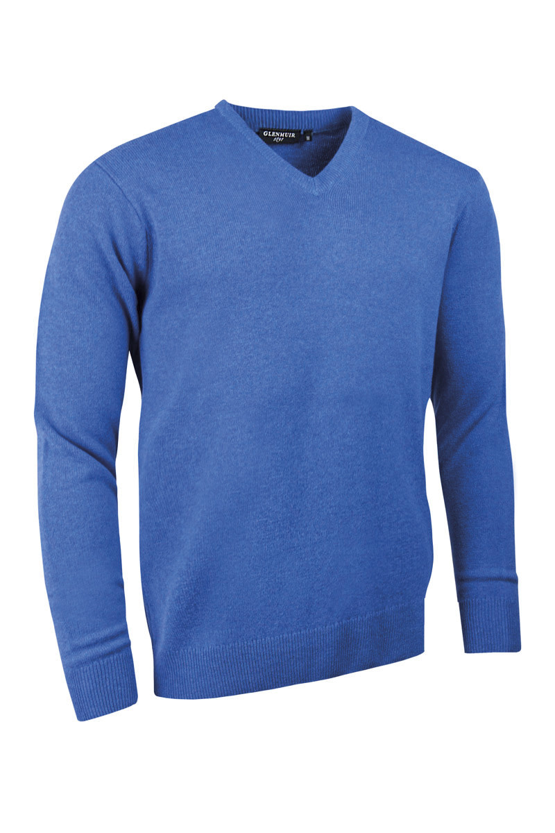 Gents Lambswool V-Neck Sweater (11 colours) - The Naked Sheep