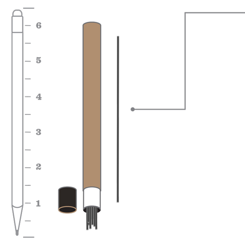Rite in the Rain 1.3 mm Mechanical Pencil Lead Refill (12-Pack