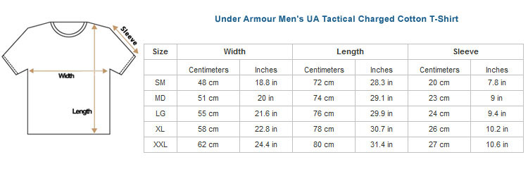 Under Armour Men's UA Tactical Charged Cotton T-Shirt - Tactical Asia ...