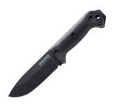 Becker Campanion with Polyester Sheath is a heavy-duty field utility knife with a handle made of Zytel and blade made of 1095 Cro-Van steel