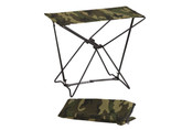 Rothco Folding Camp Stool (R44) This is a sturdy stool that folds nicely to a compact size.