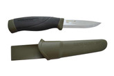 Morakniv Companion Heavy Duty Fixed Blade Outdoor Knife with Sandvik Carbon Steel Blade