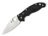 Spyderco Manix 2 Lightweight Black FRCP Handle Plain Edge Folding Knife