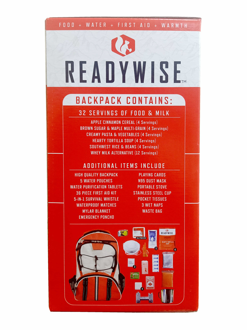 Readywise survival backpack hot sale