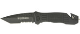 Smith & Wesson Extreme Ops Tanto Blade with Seat Belt Cutter and Glass Breaker