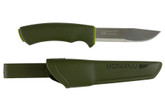Morakniv Bushcraft Forest Fixed Blade Outdoor Knife with Sandvik Stainless Steel Blade