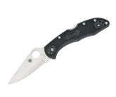 Spyderco Delica 4 Lightweight Black FRN Plain Edge Folding Knife