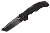 Cold Steel Recon 1 Tanto Point Carpenters CTS XHP Alloy Plain Edge Folding Knife