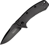 Kershaw Cryo Hinderer Assisted Opening Folding Knife Black