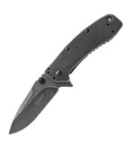 Kershaw Cryo II Drop Point Assisted Opening Folding Knife Blackwash