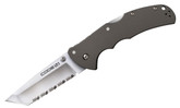 Cold Steel Code 4 Tanto Point Carpenter CTS XHP Alloy Folding Knife Serrated Edge