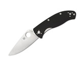 Spyderco Tenacious G10 Satin Blade Folding Knife Plain Edge 