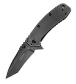 Kershaw Cryo II Tanto Assisted Opening Folding Knife Blackwash