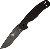 Ontario Rat 1 Black Blade Folding Knife