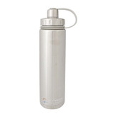 Eco Vessel Boulder Triple Insulated Water Bottle .7L Silver Express