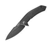 Zero Tolerance KVT Titanium Framelock Folding Knife Black Wash