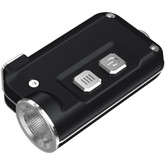 Nitecore TINI 380 Lumens Mini Metallic Micro USB Rechargeable Keychain Light Black