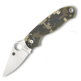 Spyderco Para 3 G-10 Digital Camo Plain Edge Folding Knife
