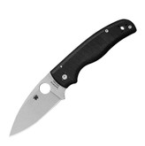 Spyderco Shaman Plain Edge Black Folding Knife