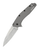 Kershaw Dividend Gray Aluminum Stonewash Folding Knife