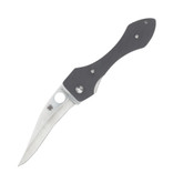 Spyderco Shabaria Gray G-10 Plainedge Folding Knife Sprint Run