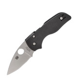 Spyderco Lil' Native Black G-10 Plain Edge Folding Knife