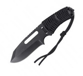Rothco Large Paracord Knife with Fire Starter Black