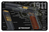 Tekmat 1911 3D Cutaway Gun Cleaning Mat