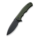 Civivi Mini Praxis OD Green G10 Handle Black Stonewashed D2 Flipper Knife