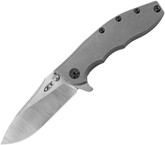 Zero Tolerance 0562TI Hinderer Frame Lock Folding Knife Titanium Handle