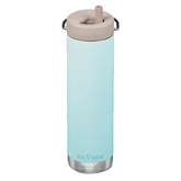 Klean Kanteen TKWide .6L Insulated Water Bottle with Twist Cap Blue Tint