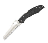 The Byrd Cara Cara Rescue 2 FRN Serrated Edge (BY17SBK2) is use by rescuers and ranchers, the Byrd Cara Cara Rescue has a round shaped tip that cannot puncture anyone or anything